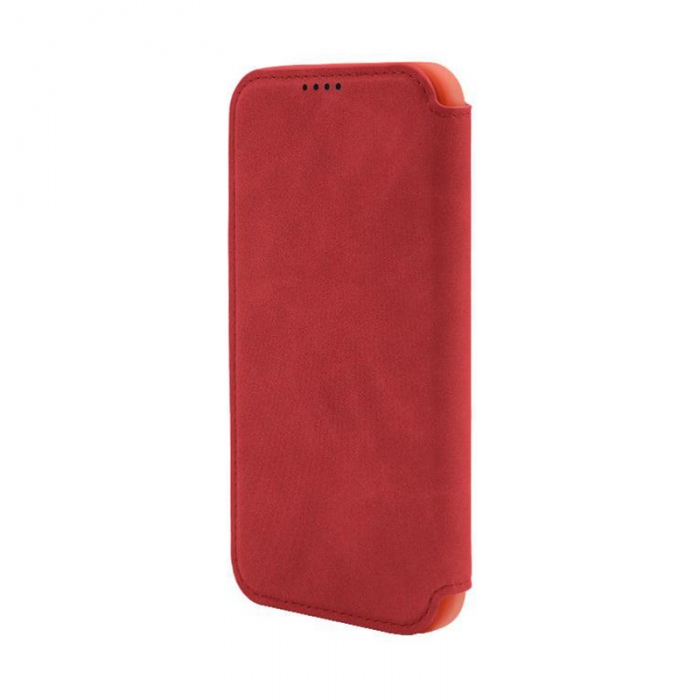 Чохол-книжка FITOW Leather iPhone 12 mini Wine Red*