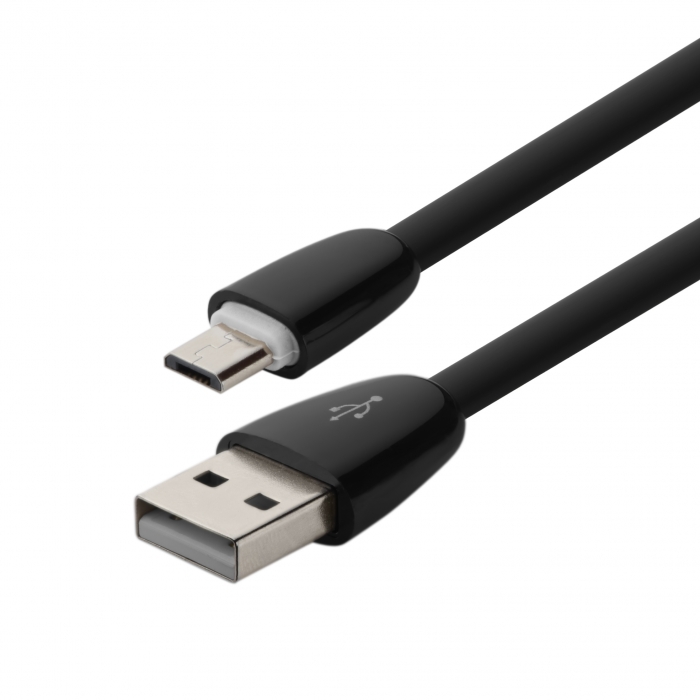 Кабель USB EVOC Glitter Micro USB 2A/1m Black*