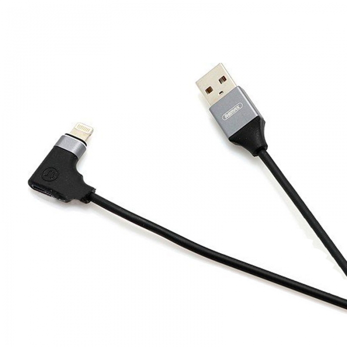 Кабель USB REMAX 2 in 1 Lightning - Audio adaptor (100cm) RL-LA01 чорний