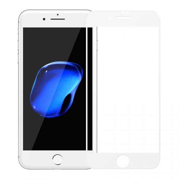 Захисне скло 6D Tempered Glass iPhone 8/7 біле